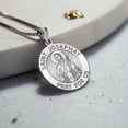 thumbnail image 4 of Picturesongold.Com Saint Josaphat Religious Medal Necklace Pendants Adult-2/3 in Dime 14K White Gold, 4 of 8