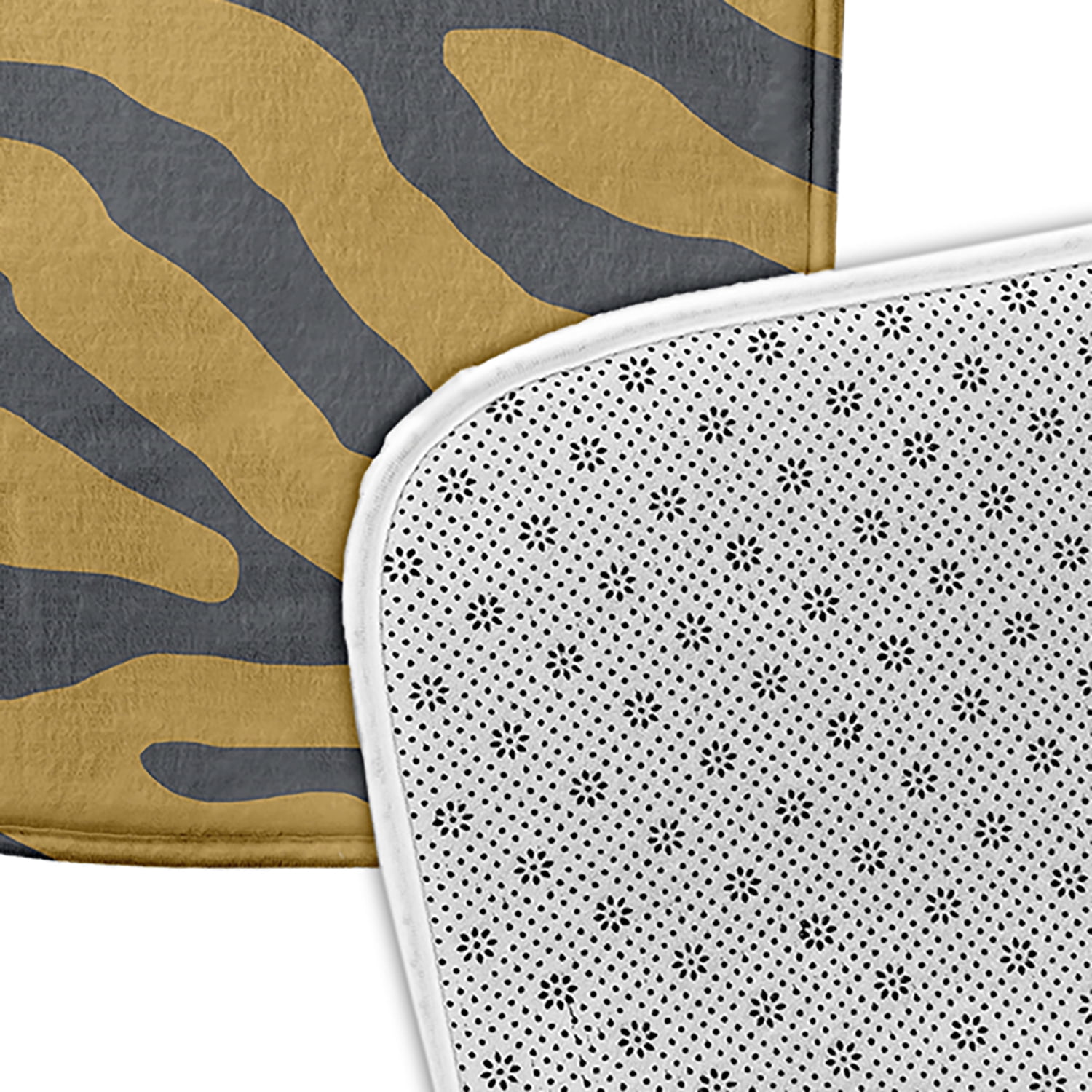 Simply Daisy Animal Stripe Pet Feeding Mat for Dogs and Cats