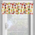 thumbnail image 2 of Ambesonne Fruits Window Valance, Banana Smile Theme, 54" X 18", Multicolor, 2 of 5