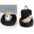 thumbnail image 4 of Esquirla Functional Seat Cover Protector Soft Pet Booster Bed&Lounge Black, 4 of 8