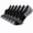 Black, variant on Babcutegg Men's 6 Pack Low Cut Athletic Socks Cushioned Breathable Cotton Moisture Wicking Running Socks Gray Size Free Size