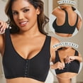 thumbnail image 5 of Wireless Front Closure Bras for Women,Women's Sports Bra,High Support Comfort Wirefree Bras, 5 of 8