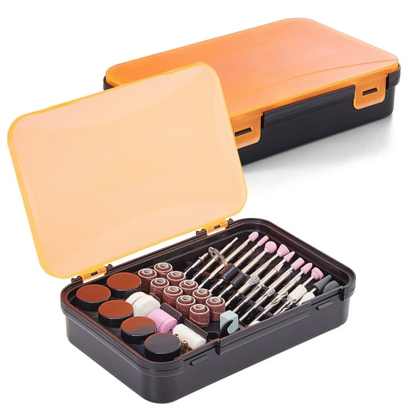 KFFKFF Power Rotary Tool Kit, 357PCS Attachments, Shank Diameter 1/8", Comprehensive Rotary Tool Set for Grinding, Carving, Sanding, Slicing, and Drilling