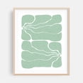 thumbnail image 2 of Harmony - India Painting Abstract Geometric Minimalist Modern Art Pattern Pastel Mid-Century Modern Unframed Wall Art Print 20 x 24 inches, 2 of 13