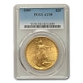 thumbnail image 1 of 1909 $20 Saint-Gaudens Gold Double Eagle AU-58 PCGS, 1 of 3