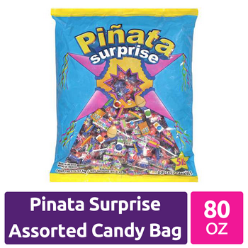 Sonric's Pinata Surprise Assorted Candy, Classic Mexican Candy, 5 Libras, Candy Bag