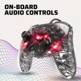 thumbnail image 2 of PDP Afterglow Prismatic LED Deluxe + Audio Wired Controller: Multicolor - Nintendo Switch, 2 of 8