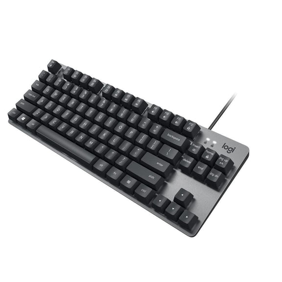 Logitech K835 TKL Wired Mechanical Keyboard with Aluminum Frame and Linear Red Switch