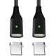 thumbnail image 1 of 2 piezas de cable de carga USB tipo C magnético, 1 of 4