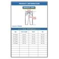 thumbnail image 3 of KIDSCOOL SPACE Girls Wide Leg Jeans,Embroidery Pink Heart Elastic Waist with Ding,Light Blue,3-4 Years, 3 of 6