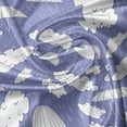thumbnail image 5 of Ambesonne Rain Window Valance, Sleeping Clouds Umbrellas, 54" X 18", Blue Grey Ceil Blue, 5 of 5