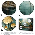 thumbnail image 3 of Designart "Yellow Green Plants captivate Forest V" Plants Floater Framed Wall Art Living Room, 3 of 7