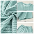 thumbnail image 3 of DOKOTOO 2 Piece Oufits for Women Lounge Set Short Sleeve Shirts Matching High Waisted Shorts with Pockets 2XL, 3 of 8