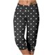 thumbnail image 1 of Mujeres Capri Pantalones Casual Suelto Largo Pantalones de Color Sólido con Corbata Elástica Cintura Y Bolsillos, 1 of 6