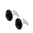 thumbnail image 2 of Bat Elegant Shirt Cufflinks Set for Men, Stainless Steel, for Formal Occasions, 2 of 6