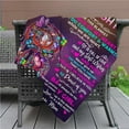 thumbnail image 3 of Matsuzay Sleeping Throw Blanket Portable Foldable Sofa Chair Couch Cold Bedding Nap Hotel Printed Bed Weather Comfortable Juegos de cama violeta 50*60 pulgadas Matsuzay HA043733-01, 3 of 6