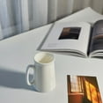 thumbnail image 2 of Voiceine Ceramic Milk Jug for Coffee Shops White Pitcher with Handle Milk Frother Cup Milk Jug Pourer Creamer Container White Ceramic Pitcher Vase, 2 of 10