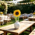 thumbnail image 4 of Artificial Sunflowers Bouquet 3 Styles, Long & Short Stem Silk Flower Arrangements, Realistic Sunflowers for Home Garden Wedding Centerpiece, Party, Photography Prop, Vase Display (26.7"), 4 of 6