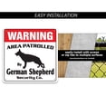 thumbnail image 3 of OTTERHOUND Security Sign Area Patrolled by pet Otter Hound dog guard owner love, 3 of 5