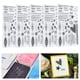 thumbnail image 5 of Transparente, Pegado Repetido TPR Transparente, 5 Uds DIY Tarjetas De Felicitación Rectangulares Hechas A Mano Para álbumes De Fotos Invitaciones Diarios ANGGREK DIY Stamp, 5 of 8