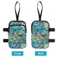 thumbnail image 3 of COEQINE Lightweigth Forearm Crutch Bag for Seniors Colorful Butterfly Teal Elbow Crutch Attachment, Zipper Pouch, 2 Pockets, Lightweight, for Walking Cane & Hiking Stick, 3 of 7