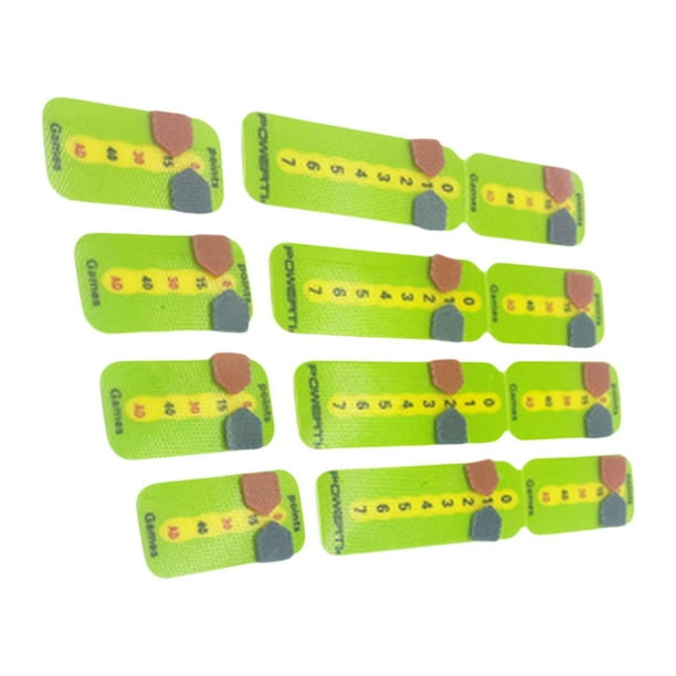 de puntuación de tenis de puntaje de tenis Systing System Sticky Mark y vea el puntaje ligero para el anotador de raquetas para deportes al ai
