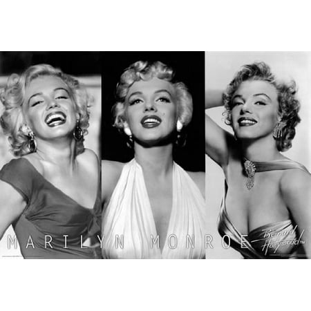 Marilyn Monroe Poster 3 Pictures New 24x36