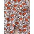 thumbnail image 6 of Wassery Toddler Baby Girls Fall Romper Suspender Flare Pants Sleeveless Pumpkin Print Jumpsuit 12M 18M 24M 3T 4T 5T Kids Strap Playsuit Fall Casual Clothes, 6 of 9