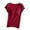 Wine, variant on Ltctricy Women's Plus Size Tops Casual Scoop Neck Short Sleeve Built in Bra T Shirts Loungewear Pajama Tops