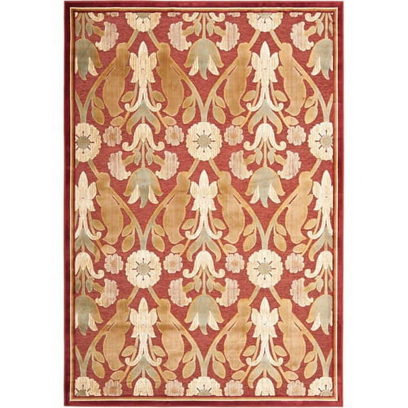 SAFAVIEH Paradise Torrey Floral Area Rug, Red, 5'3" x 7'6"