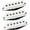 White, variant on Seymour Duncan Hot Chicken Strat Stack Pickup Set White