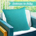thumbnail image 6 of SHANNA 18" x18" Patio Tent Green Polyester Square Decorative Pillow Cover, Waterproof (4 Count), 6 of 12