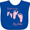 thumbnail image 3 of Inktastic Soon to Be Big Sister Girls Baby Bib, 3 of 4