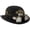 black, variant on 1Pc Red Steampunk Gears Detachable Goggles Top Hat for Adults Party Events