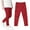 Red, variant on Cethrio Girls Active Leggings, Cotton Soft Elastic Waist Stretch Tight Pants Red Size 4-5 T
