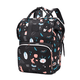 thumbnail image 1 of Pañalera Moderna Mochila Antirrobo Impermeable Gran Capacidad, Figuras Malubero Negro, 1 of 4