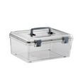 thumbnail image 1 of Milaget Camera Protective Case with Handle Transparent Waterproof Dry Box Wear Resistant 27.6cmx22.4cmx12.5cm, 1 of 7