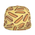 thumbnail image 2 of Easygdp Hot Dogs Baseball Cap with Adjustable Flat Suitable for Head Circumference 22.4-23.6 in, 2 of 9