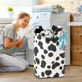 thumbnail image 5 of Yayeee Freestanding Laundry Hamper with Handle Collapsible Large Storage Basket for Clothes, Cow Spots, 5 of 7