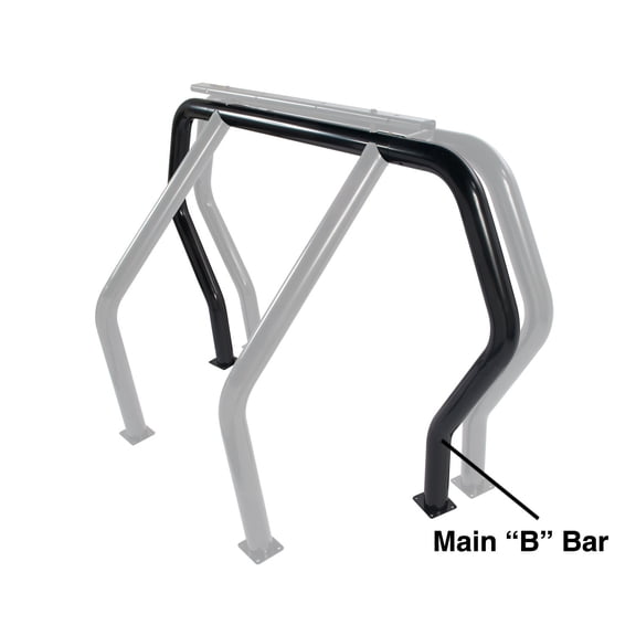 Go Rhino 90002B Rhino Bed Bars; Rear Main B Bar