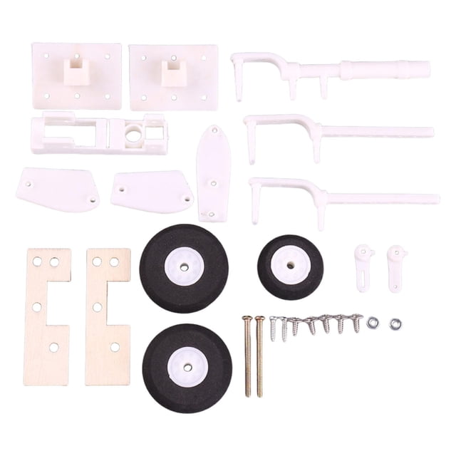FashionCha Kit de Roue de Train d'Atterrissage Modèle DIY Avion Léger Pièces de Rechange Accessoires