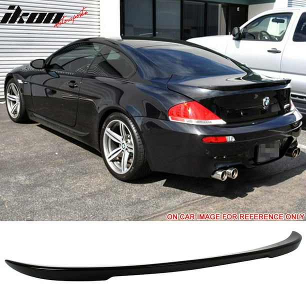 Fits 04 08 Bmw E63 6 Series 2dr Coupe V Style Trunk Spoiler Abs Walmart Com Walmart Com
