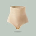 thumbnail image 1 of Ropa interior de cintura alta para mujer, moldeadora de abdomen, moldeadora de cintura, levantadora de cadera, antibacteriana, de grafeno, de algodón puro, con entrepierna, pantalones cortos de talla, 1 of 6