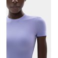 thumbnail image 3 of Body de manga corta con cuello redondo para mujer Camiseta de la colección Smoke Cloud TopsHaze BlueXX-Large esquí esquí Gafas de esquí, 3 of 5