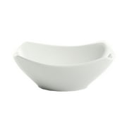 Gibson Home Everyday Square White Stoneware Dinnerware Set, 40-Piece