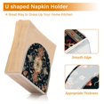 thumbnail image 4 of Vintage Pattern Bohomia Napkin Holder for Table Clear Napkin Stand Paper Holder Acrylic Organizer Dispenser Napkins for Dinner Kitchen Restaurant Room, 4 of 8