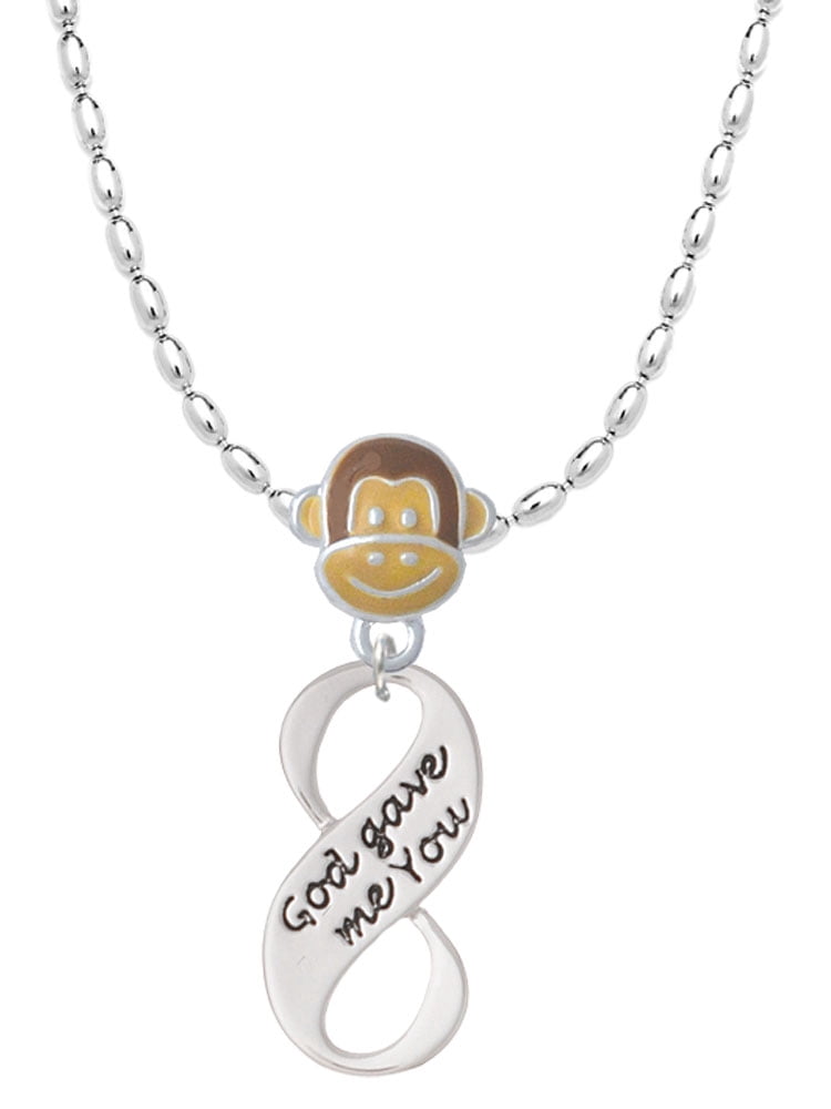 Mia Monkey Charm Necklace 