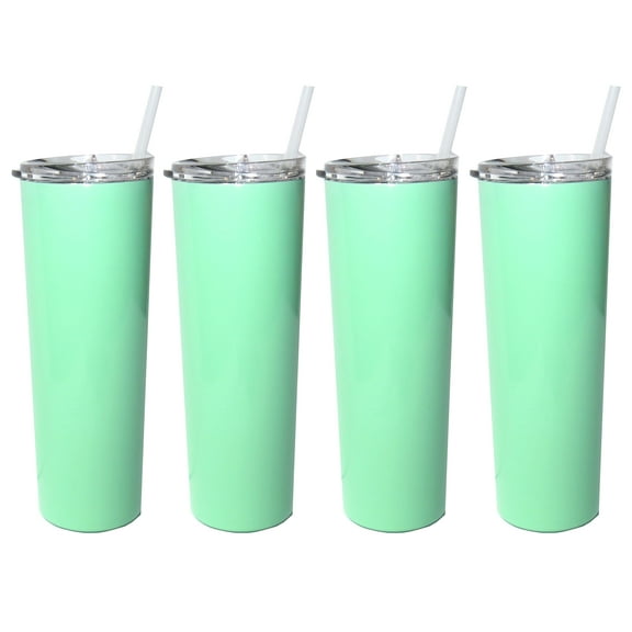 Mint Stellar 20 oz. Skinny Steel 4 Pack Double Wall Stainless Tumbler