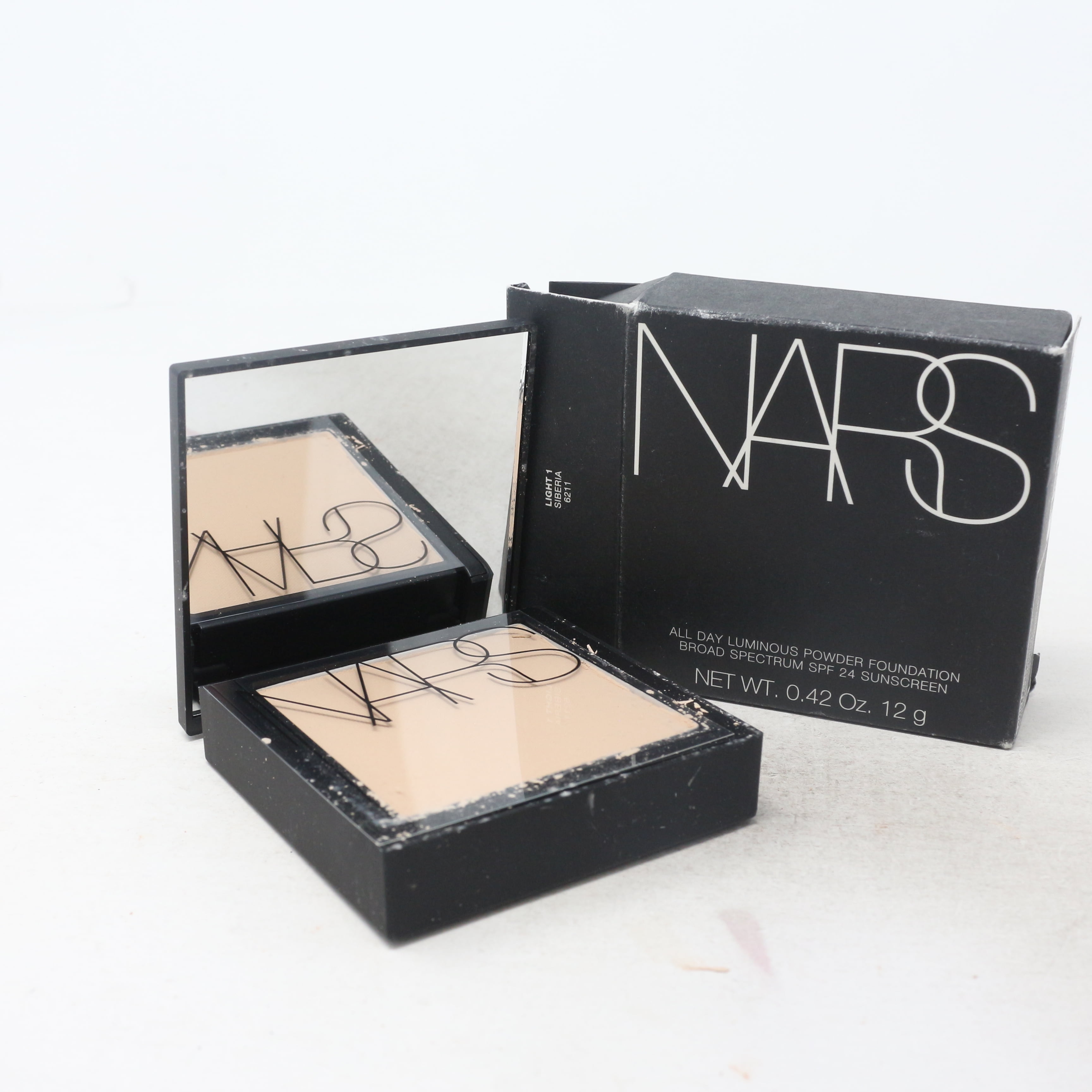 Nars All Day Luminous Powder Foundation Spf 24 0 42oz Light 1 Siberia New Walmart Com