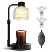 Nurforta Candle Warmer Lamp with Timer: Adjustable Height Dimmable Candle Warmer 24-Hour Cycle Timer - Mother's Day Gifts for Mom Home Decor House Warming Gifts New Home